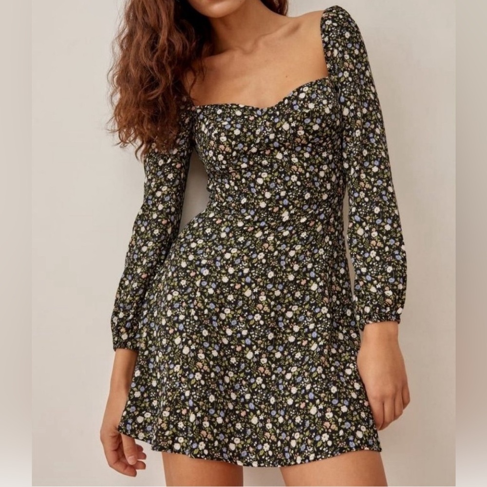 Reformation floral “Mochi dress”